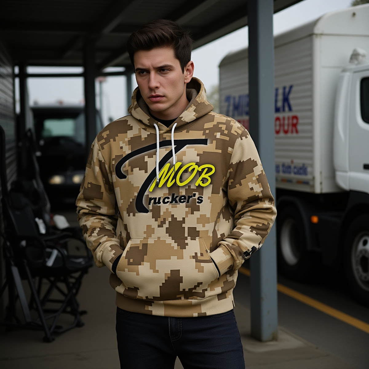 CAMOUFLAGE Unisex Thicken Pullover Hoodie