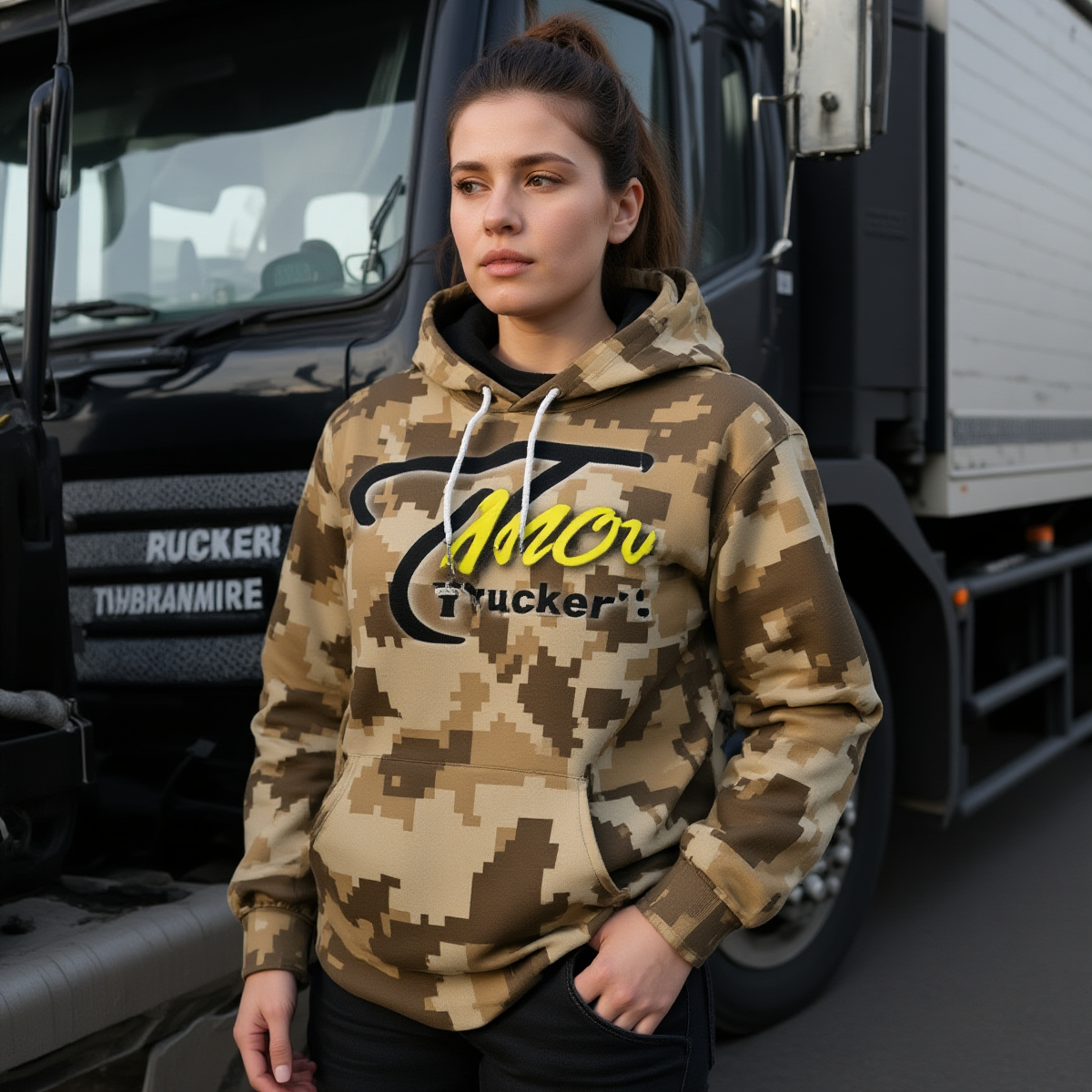 CAMOUFLAGE Unisex Thicken Pullover Hoodie