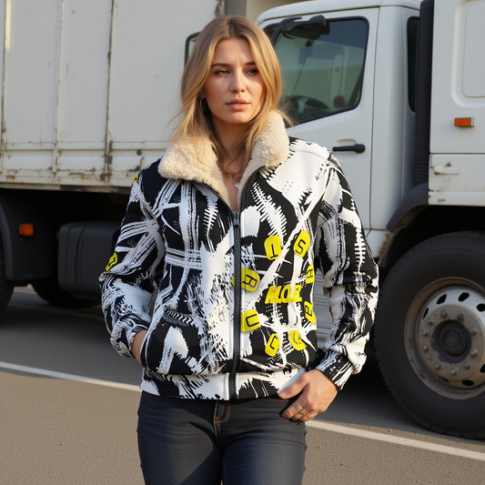 Thick Knit Fleece Jacket