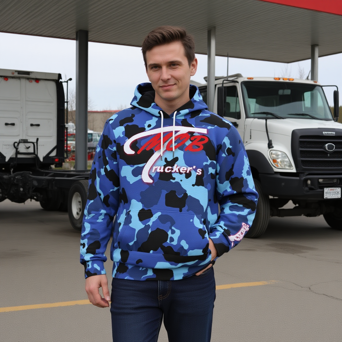 Camo Thicken Pullover Hoodie