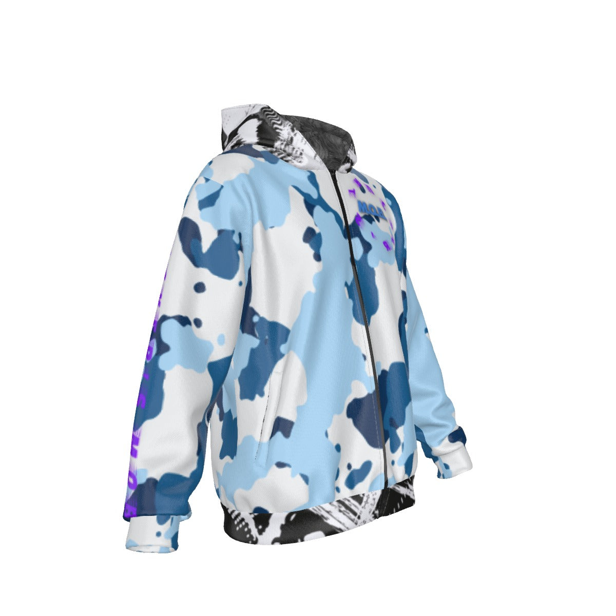 Sherpa Fleece Zip Up Hoodie